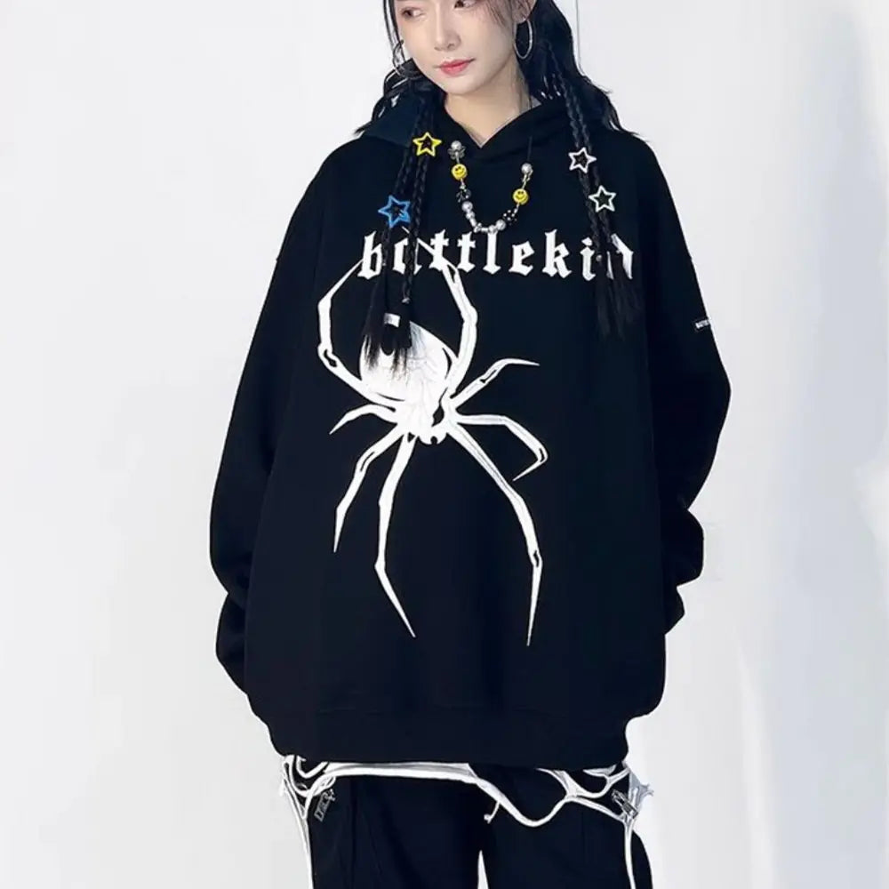 3D Printed Spider Hoodie for Men and Women