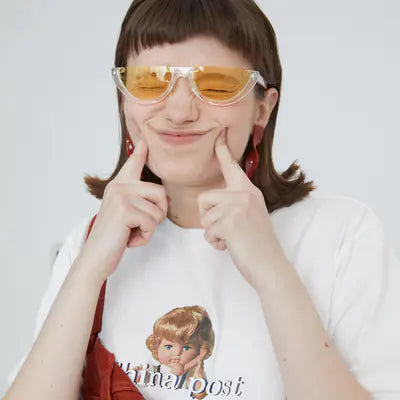 Vintage Floral Loose Round Neck Short Sleeve T-Shirt