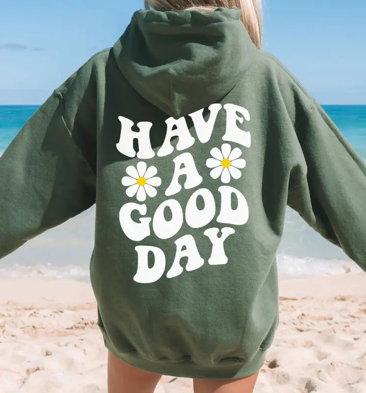 Flower Print Casual Hoodie for Men and Women
